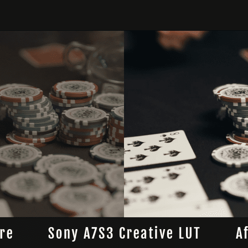 Sony Creative Lut Before and After Chips