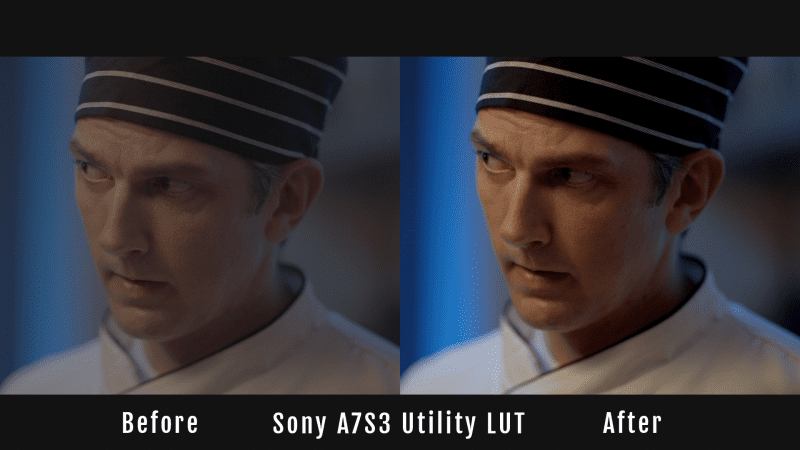 Sony Utility Lut Before and AfterChef