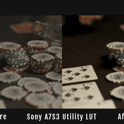 Sony Utliity Lut Before and After Chips