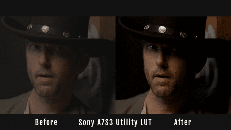 Sony Utliity Lut Before and AfterHat